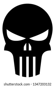Punisher Skull Vector Icon