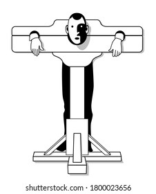 punishment in pillory, humiliation and punishment