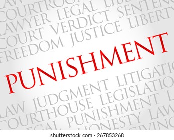 Punishment Word Cloud Concept Stock Vector (Royalty Free) 267853268 ...