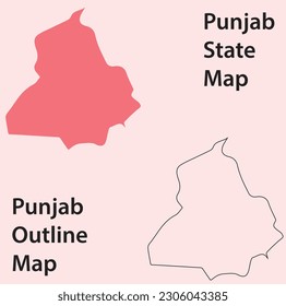 punjab state map of india