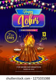 Punjabi festival lohri celebration bonfire background Punjabi festival lohri celebration bonfire background