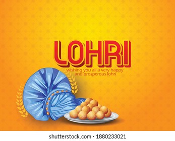 Punjabi festival of lohri celebration  With Bonfire, Sugarcane, Decorated Drum Instruments