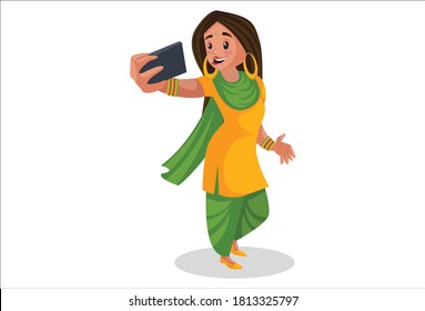 3,333 Indian woman taking selfie Images, Stock Photos & Vectors ...