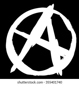 Punk Anarchist Sign Stock Vector (Royalty Free) 355401740 | Shutterstock