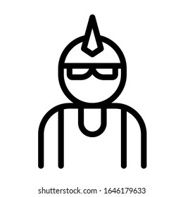 Icono del avatar del zorrillo del avatar