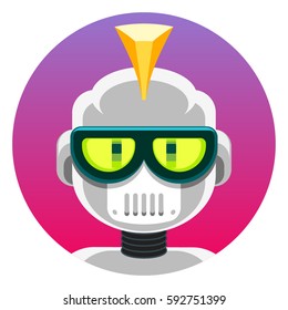 Punk Female Robot