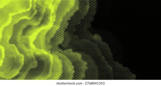 Punk grange background with acid green motion light effect. 90s rave aesthetics. Vector overlay surface. 