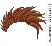 Punk hairstyle, , Which can be used as accessories, traits, assets,  which could be placed on any head character and use it as traits for your nft collection.