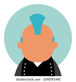 Punk man avatar