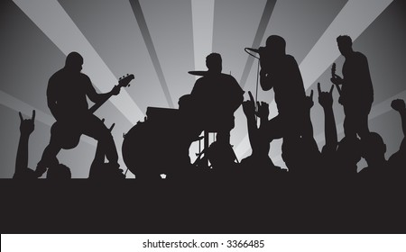 Punk Rock Concert Vector