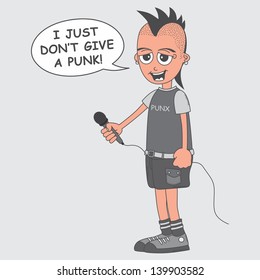 punk rock singer rock and roll