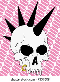punk rock skull