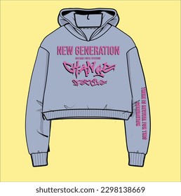 Punk slogan.Sweatshirt and slogan. Print Rocky punk slogan