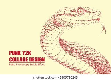 Diseño collage punk y2k