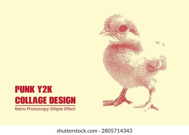 Diseño collage punk y2k