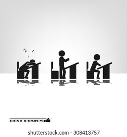  pupil chair desk