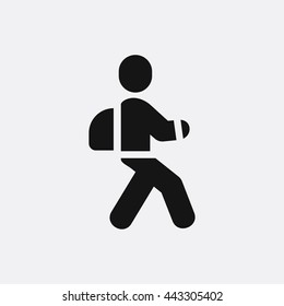 Pupil icon illustration isolated vector sign symbol