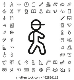 Pupil icon illustration isolated vector sign symbol