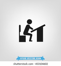 Pupil icon vector illustration eps10.