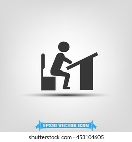 Pupil icon vector illustration eps10.