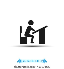 Pupil icon vector illustration eps10.
