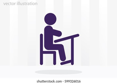 Pupil icon vector illustration eps10.