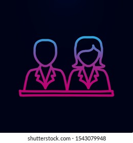Pupils sketch nolan icon. Simple thin line, outline vector of education icons for ui and ux, website or mobile application