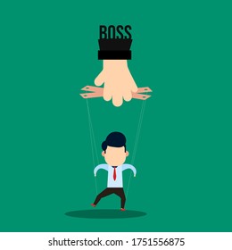 puppet businessman controlled by boss
