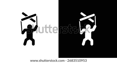 Puppet icon collection. Flat illustration of vector icon