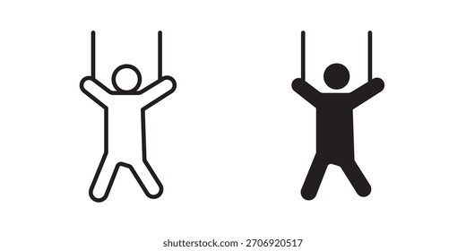 Icono de la marioneta, icono del estilo del contorno para el Sitio web o el App móvil, gráficos del Vector
