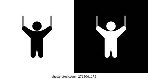 Icono de marioneta. Pictograma simple de alta calidad. Estilo sólido moderno