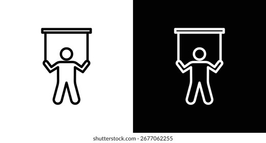 Puppet icon. Simple thin line, outline vectors