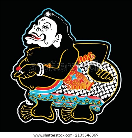 puppet semar vector design art