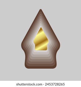 The puppet shape logo vector graphic of illustration