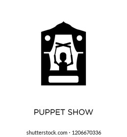 Puppet Show Icon. Puppet Show Symbol Design From Entertainment Collection.