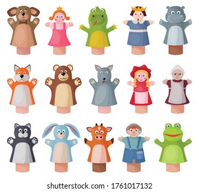 Puppet vector cartoon set icon. Vector illustration theater doll on white background. Isolated cartoon set icon puppet.