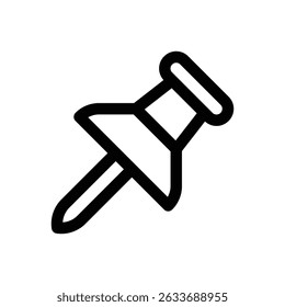 Puppet warp tool. Editable stroke vector icon.