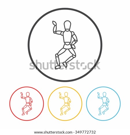 puppets line icon