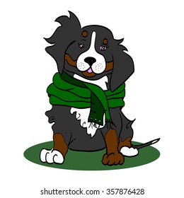 Bernese Mountain Dog Drawing Images, Stock Photos & Vectors | Shutterstock