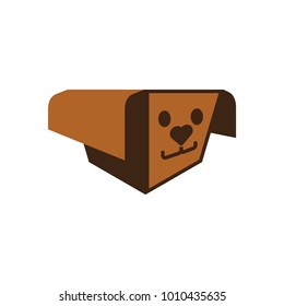 Puppy Box Cardboard