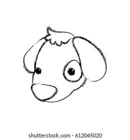puppy cartoon drawing head