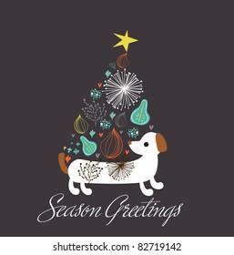 puppy christmas card