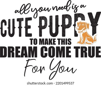 Puppy Day T Shirt Design