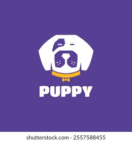 Puppy Dog Logo Desain vector