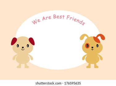 puppy friend card