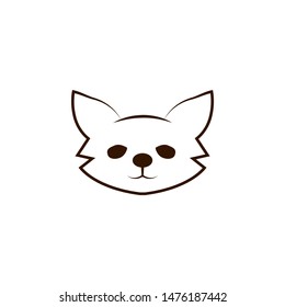 Puppy icon. One of the dog breeds hand draw icon