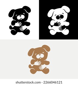 Puppy Kids Dog Pet Logo