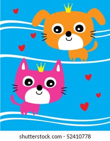 puppy king and kitten queen