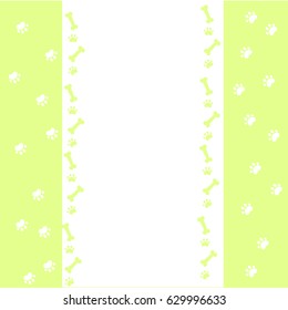 puppy paw  frame