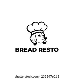 puppy resto logo design, clean, clear, modern and sophisticated, represents service, dedication and professionalism
